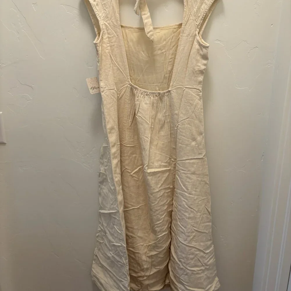 Free People Cartagena Cotton-Linen Maxi NWT * - Picture 5 of 5